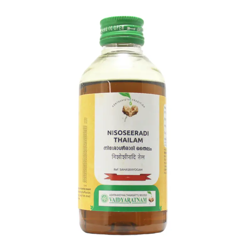 Nisoseeradi Thailam (200ml) – Vaidyaratnam
