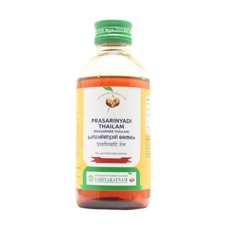 Prasarinyadi Thailam (200ml) – Vaidyaratnam