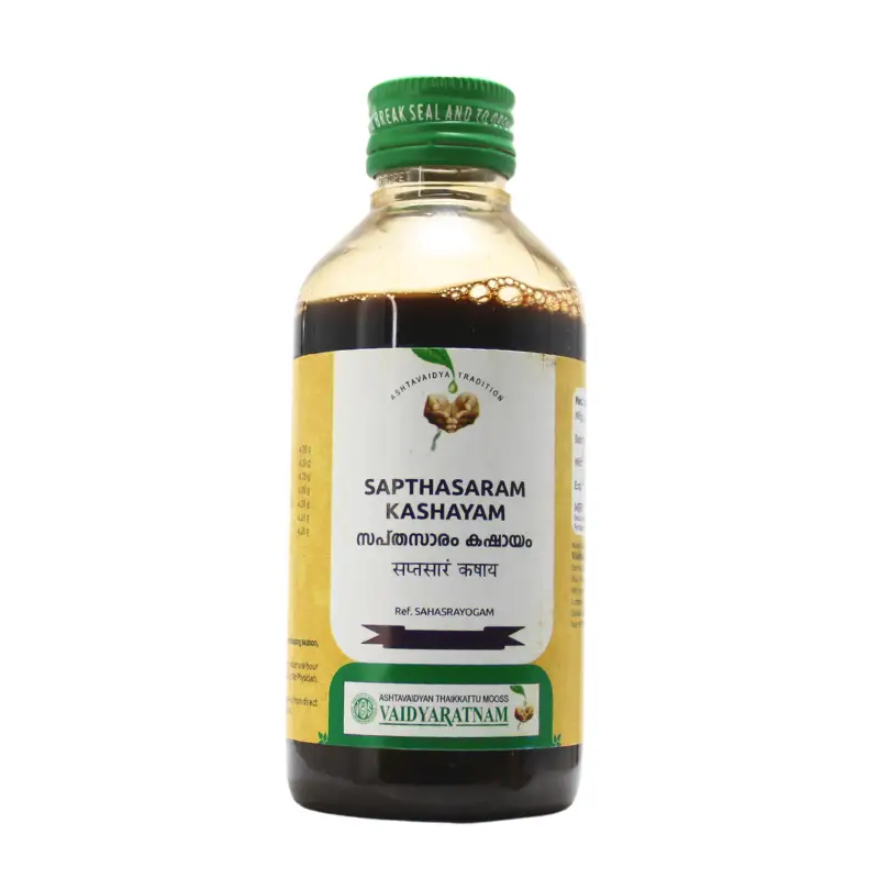 Sapthasaram kashayam (200ml) – Vaidyaratnam