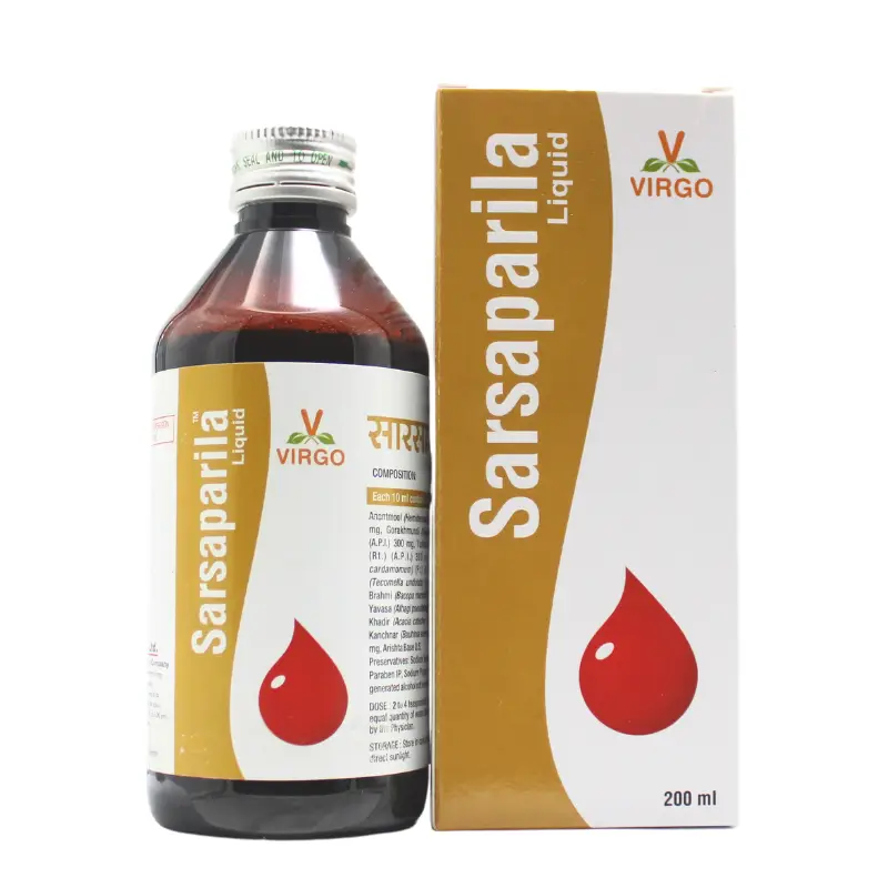 Virgo Sarasaparilla Syrup (200ml) – Unjha