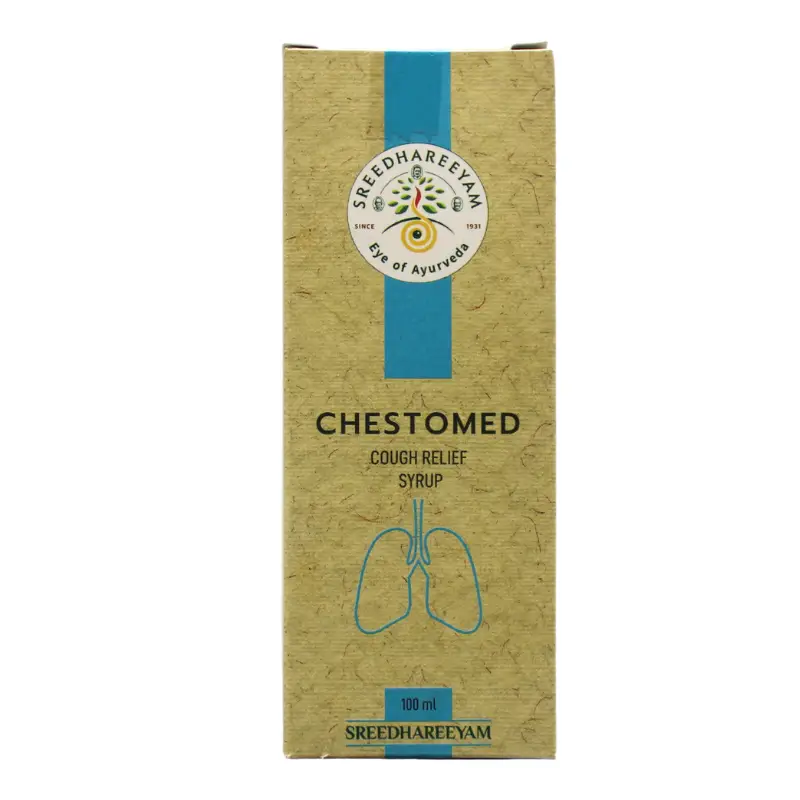 Chestomed Cough Relief Syup (100ml) – Sreedhareeyam
