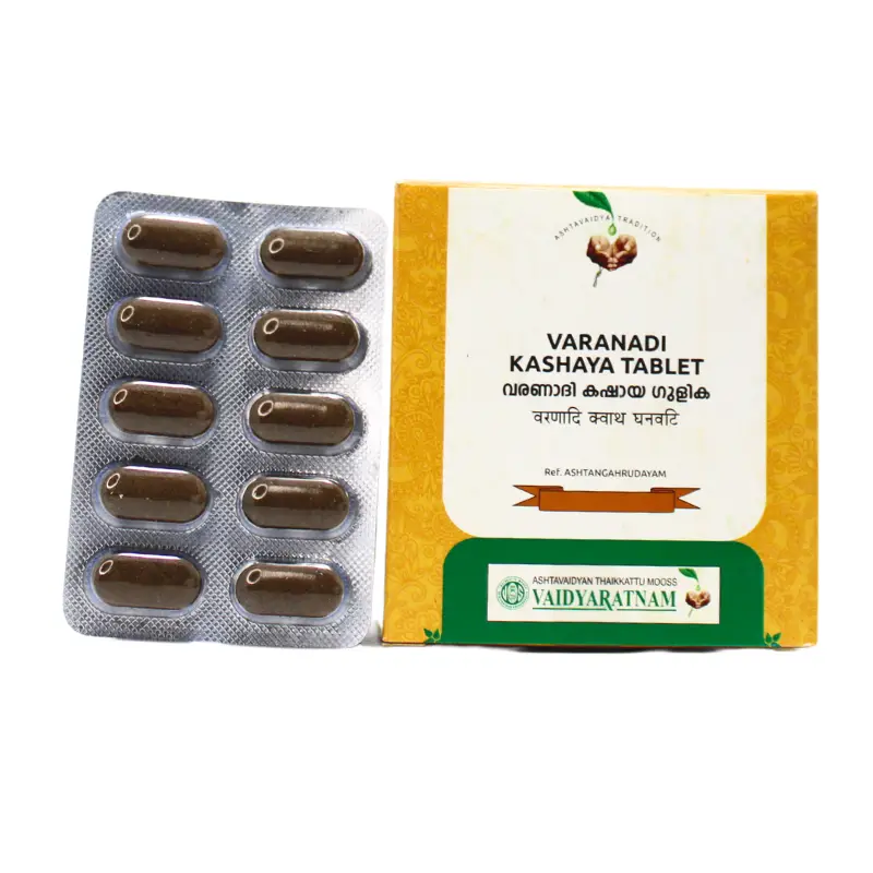 Varanadi Kashaya Gulika Tablet (10Tabs) – Vaidyaratnam