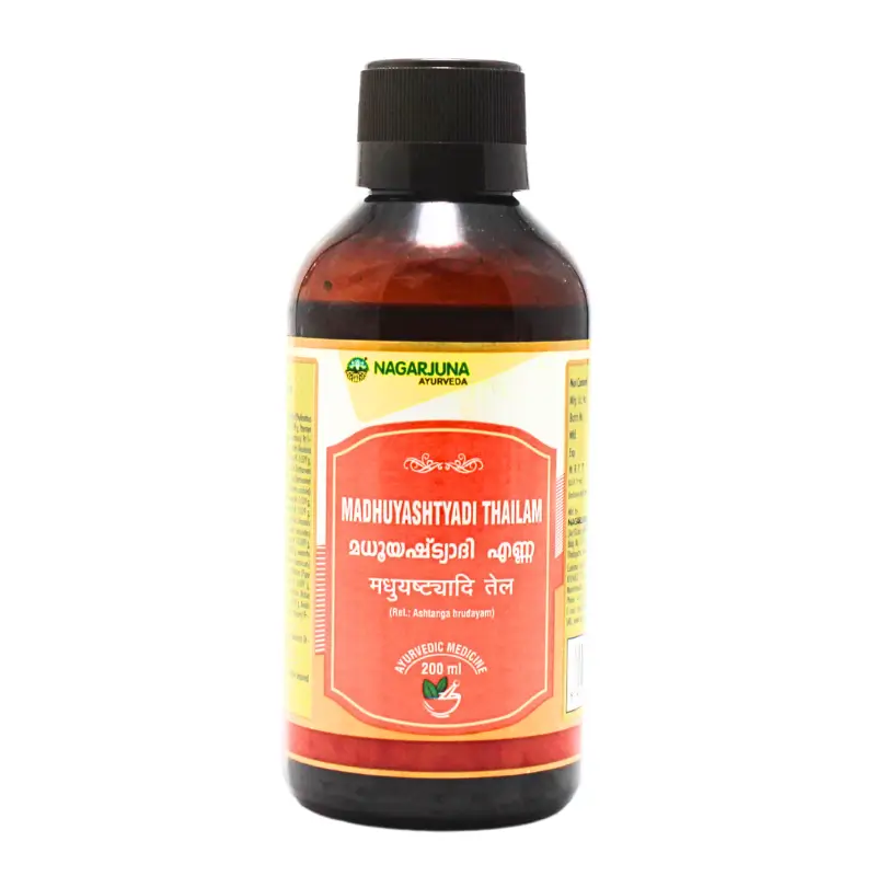 Madhuyashtyaadi Thailam (200ml) – Nagarjuna
