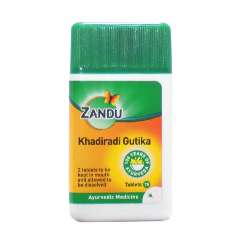 Khadiradi Gutika (70Tabs) – Zandu Pharma