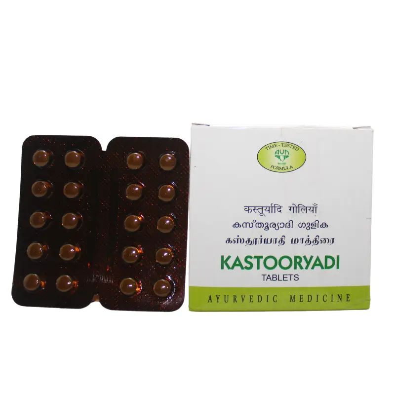 Kastooryadi Tablet (20Tabs) – Avn Ayurveda