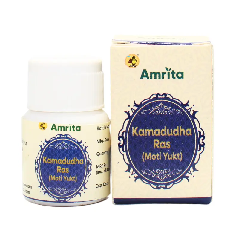 Kamdudha Ras (Motiyukt) (30Tabs) – Amrita Drugs