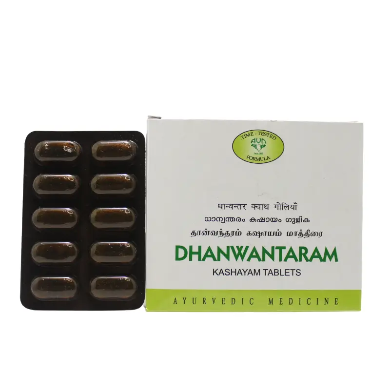 Dhanwantaram Kashayam Tab (10Tabs) – Avn Ayurveda