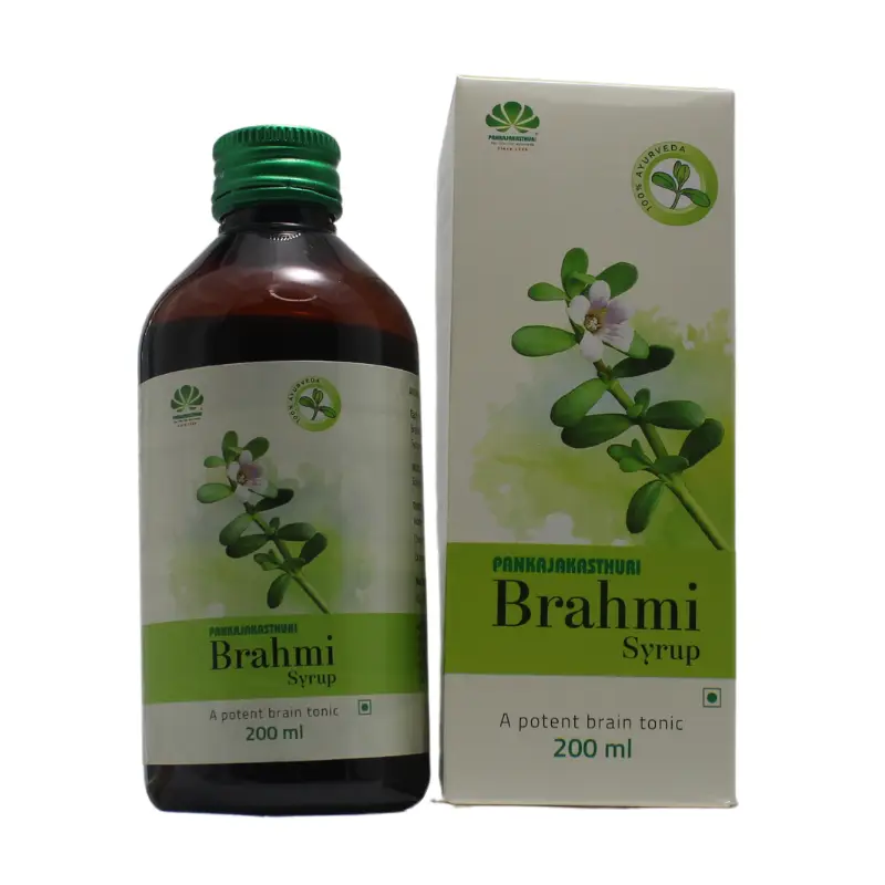 Brahmi Syrup (200ml) | Pankaja Kasthuri Herbals Brahmi Syrup | Pankajakasthuri