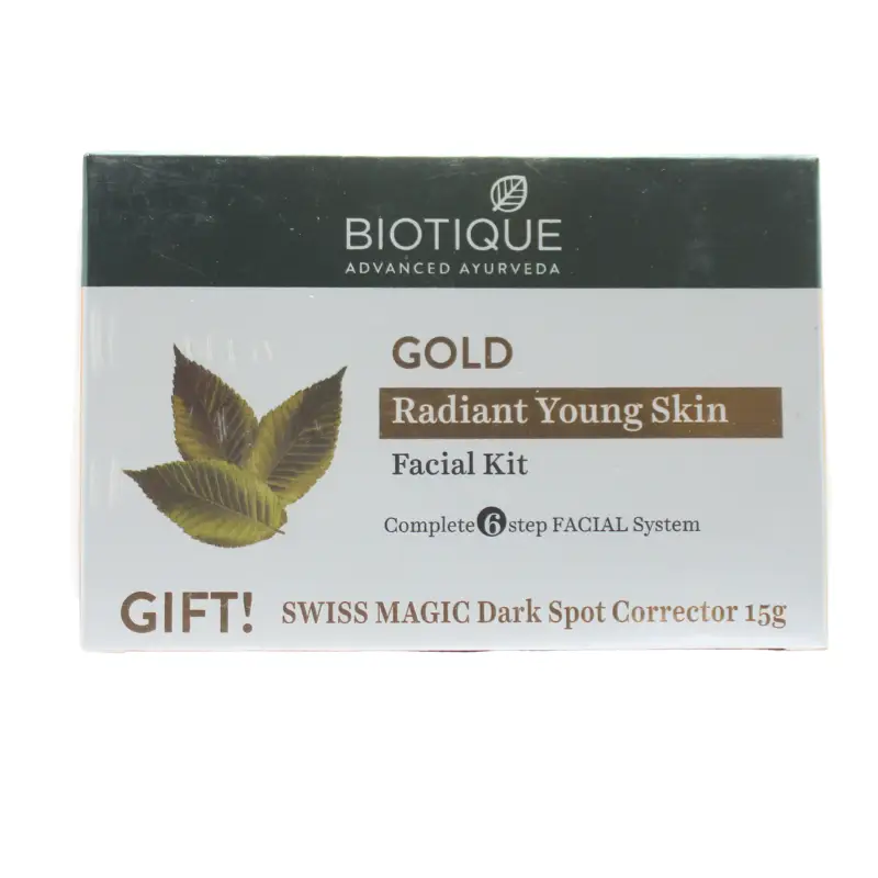 Gold Radiance Facial Kit With Gold Bhasma – Biotique