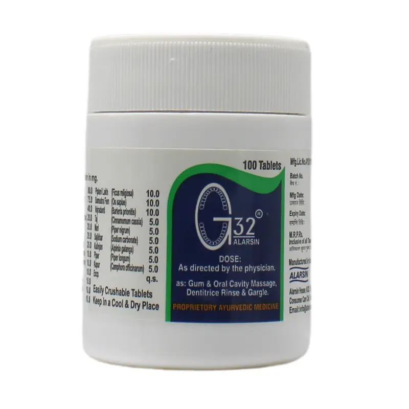 G32 Tablets (100Tabs) – Alarsin