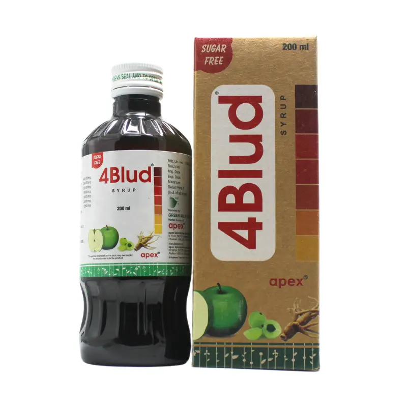 Buy GREENMILK CONCEPTS 4BLUD SYRUP 200ML online