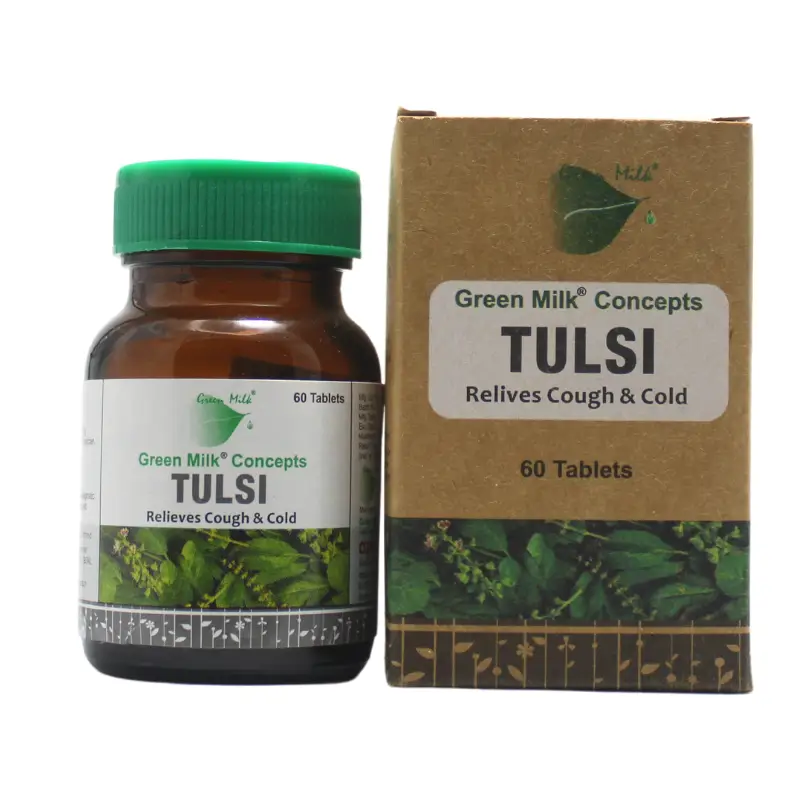 Tulsi Tablet (60Tabs) – Green Milk Concepts