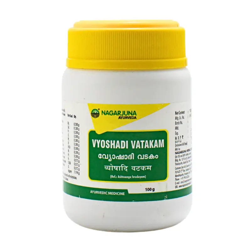 Vyoshaadi Vatakam (100Gm)- Nagarjuna