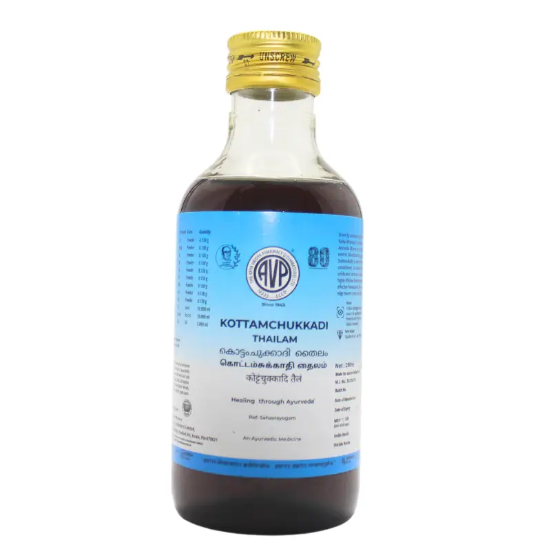 Kottamchukkadi Thailam (200ml) – Arya Vaidya Pharma