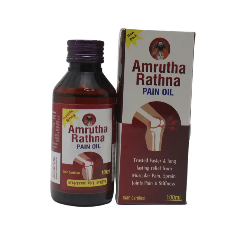 Amrutha Rathna Pain Oil (100ml) – A&J Healthcare