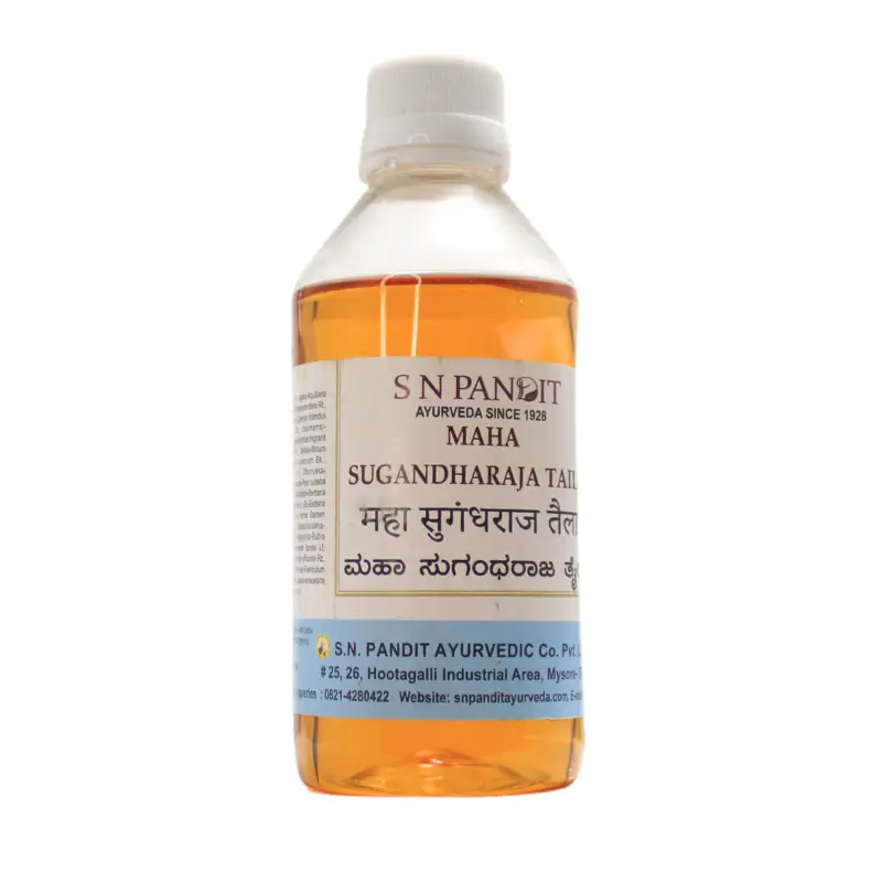 Maha Sugandharaj Taila (200ml) – S.N.Pandit