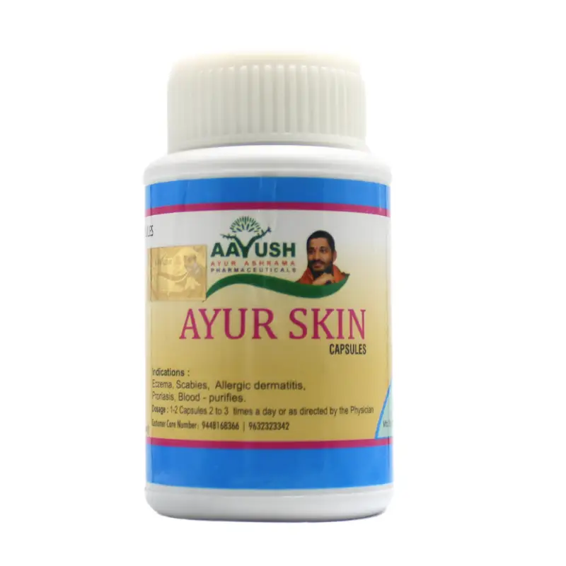 Ayur Skin Cap (60Caps) – Ayur Ashrama Pharma