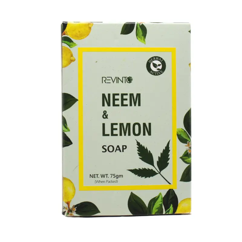 Neem And Lemon Soap 75gm – Revinto