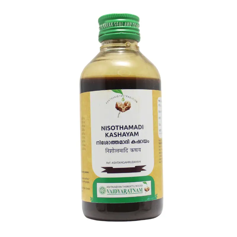 Nishothamadi Kashayam 200ml – Vaidyaratnam Oushadhasala