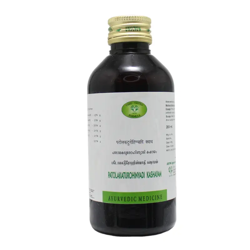 Patolakaturohinyadi Kashayam (200ml) – Avn Ayurveda