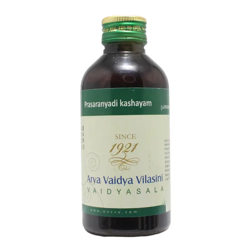Prasaranyadi Kashayam (200ml) – Arya Vaidya Vilasini