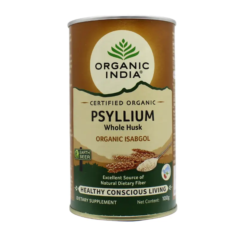 Psylium Husk (Tin) (100Gm) – Organic India