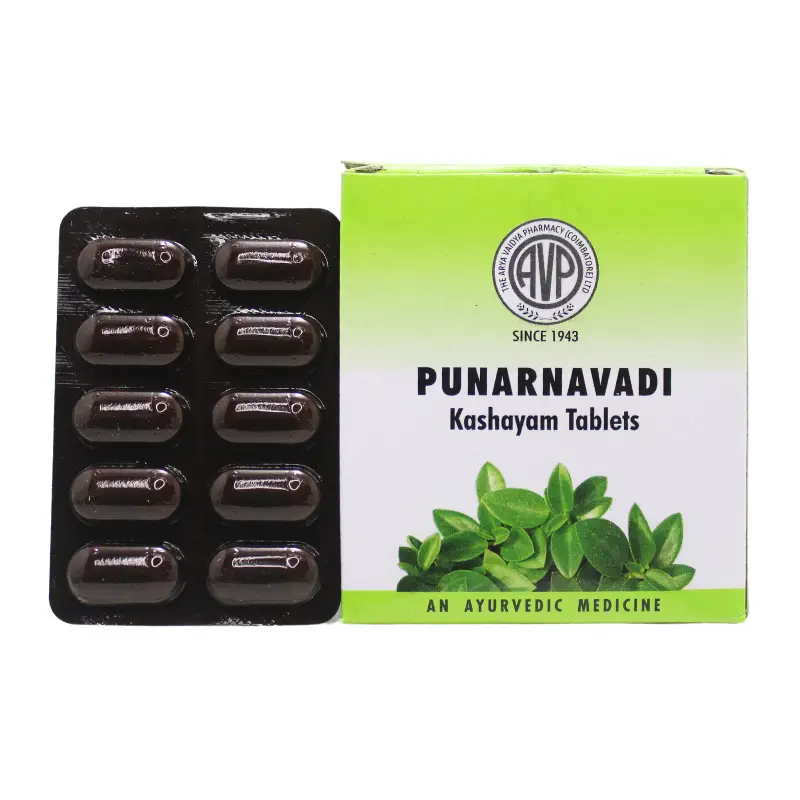 Punarnavadi Kastabs 10tabs – The Arya Vaidya Pharmacy