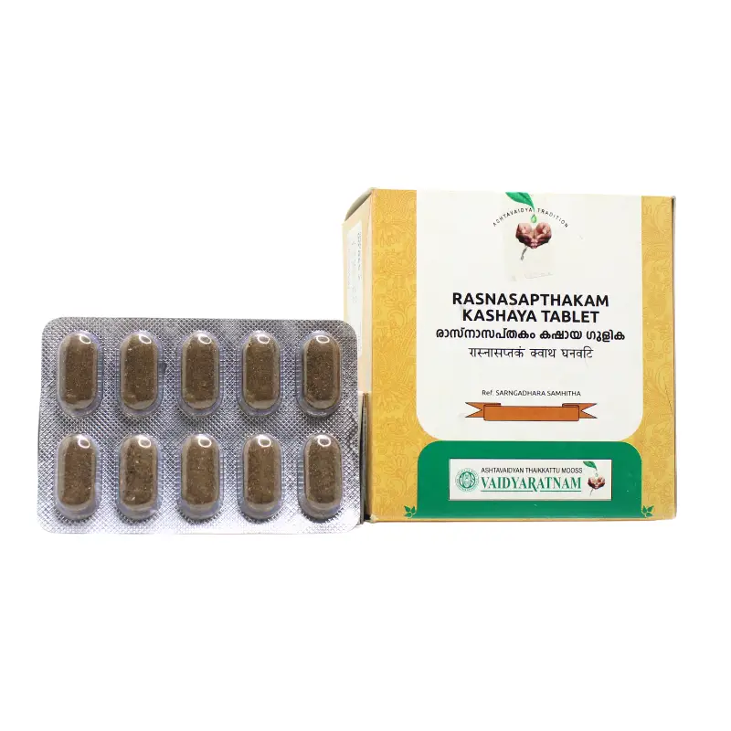 Rasnasaptakam Kashayam Tablet 10tabs – Vaidyaratnam Oushadhasala