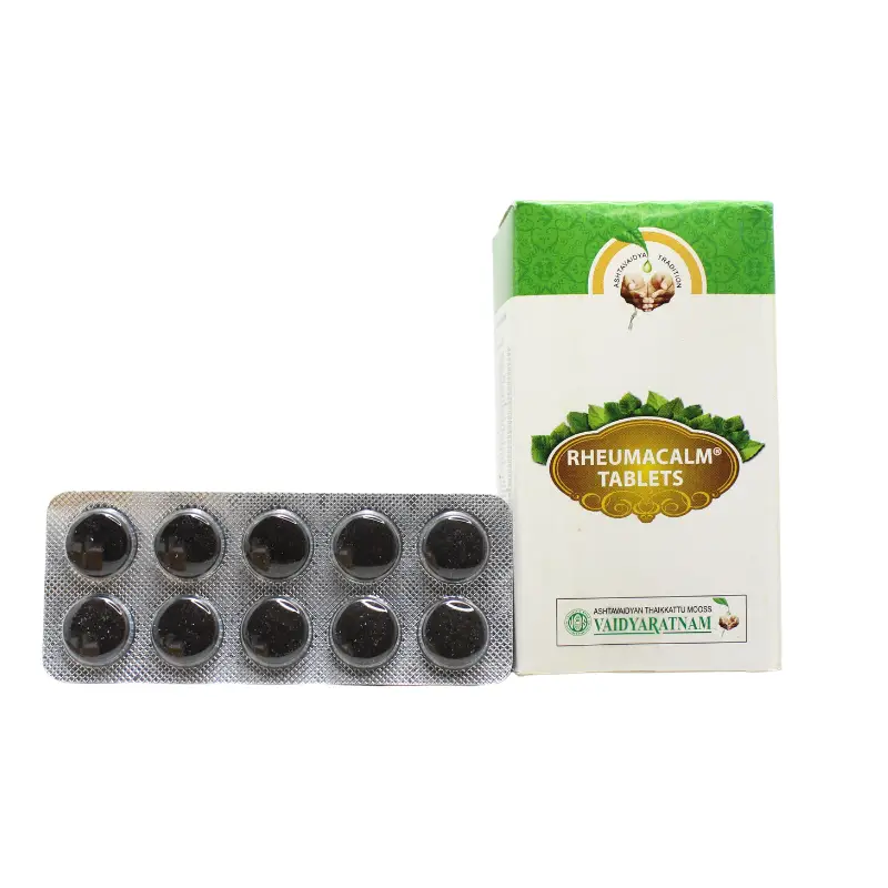 Rheumacalm Tablets 10tabs – Vaidyaratnam Oushadhasala
