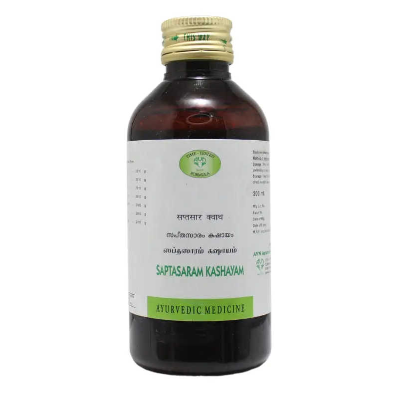 Saptasaram Kashayam (200ml)- Avn Ayurveda