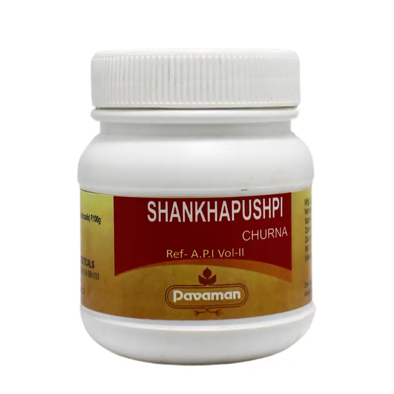 Shankhapushpi Churna 100gm – Pavaman Pharmaceuticals
