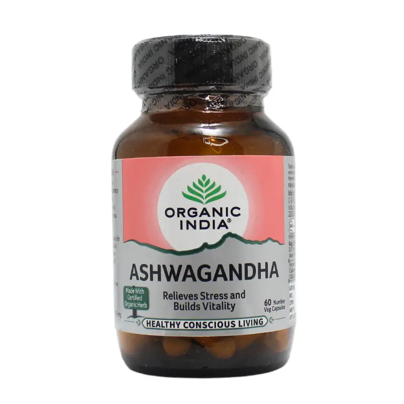 Organic India Ashwagandha Capsule (60Caps) – Organic India