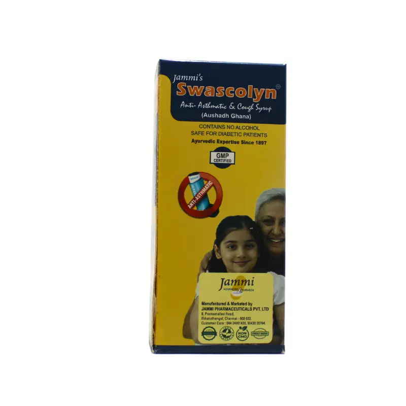 Swascolyn Syrup 100ml – Jammi Pharmaceuticals