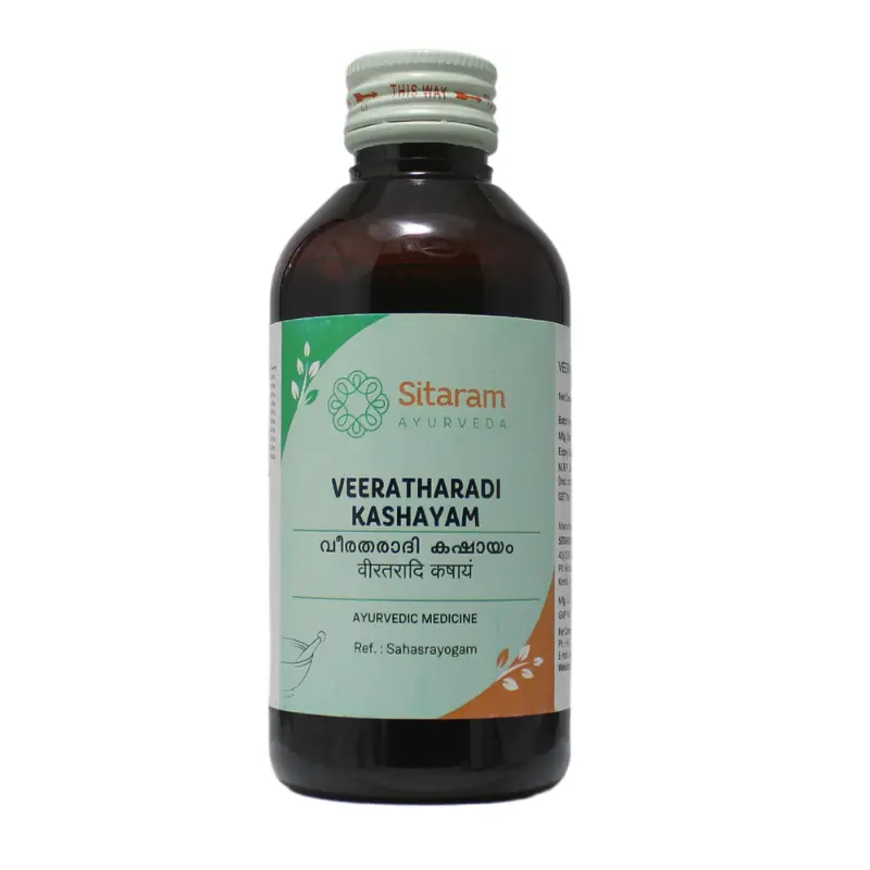 Veeratharadi Kashayam 200ml – Sitaram Ayurveda Pharmacy