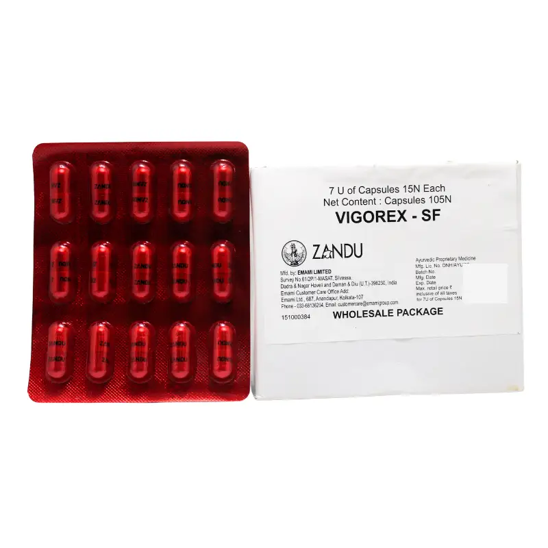 Vigorex Sf Cap (15Caps) – Zandu Pharma