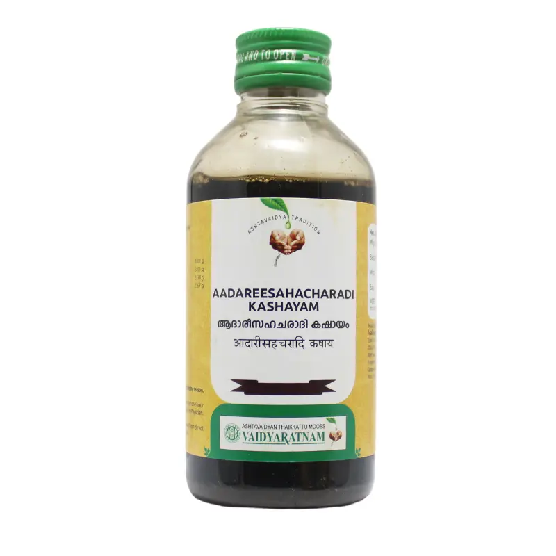 Adarisahacharadi Kashayam 200ml – Vaidyaratnam Oushadhasala