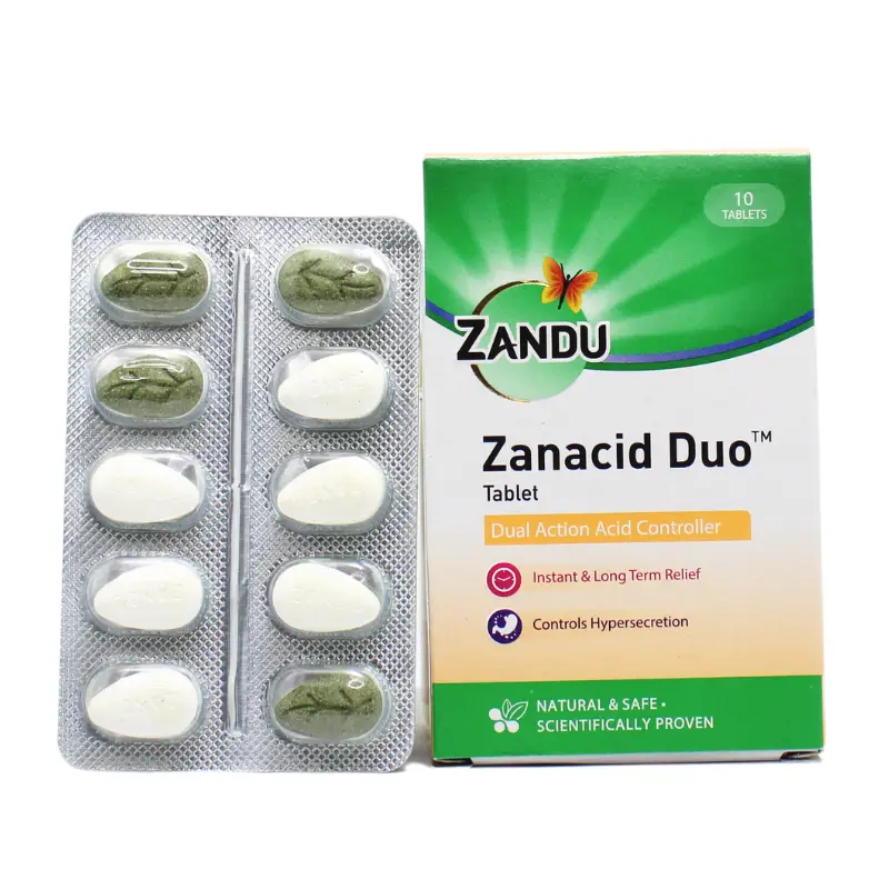 Zanacid Duo Tablet (10Tabs) – Zandu Pharma