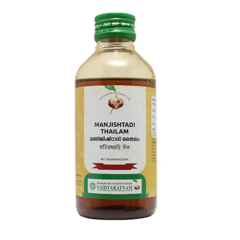Manjishtadi Taila 200ml – Vaidyaratnam Oushadhasala