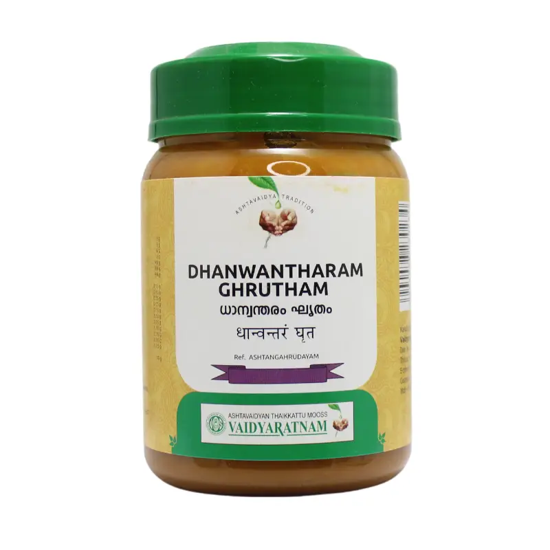 Dhanwantharam Ghrutham (150Gm) – Vaidyaratnam