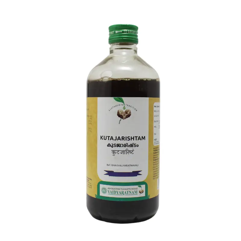 Kutajarishta 450ml – Vaidyaratnam Oushadhasala