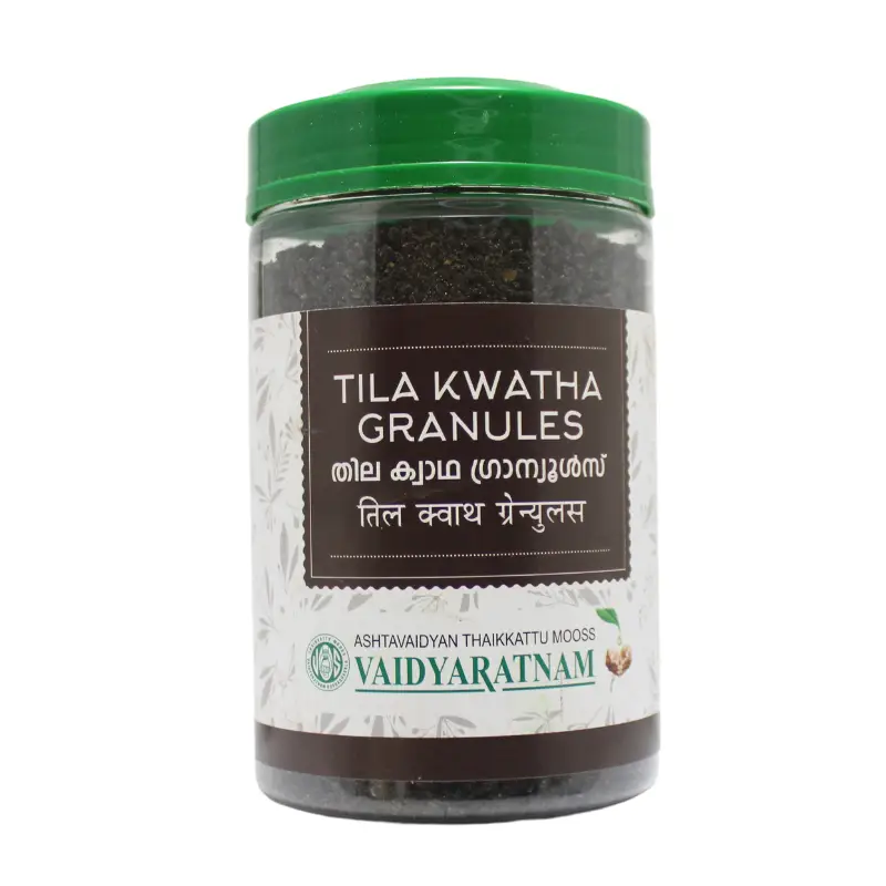 Tila Kwatha Granules 250gm – Vaidyaratnam Oushadhasala