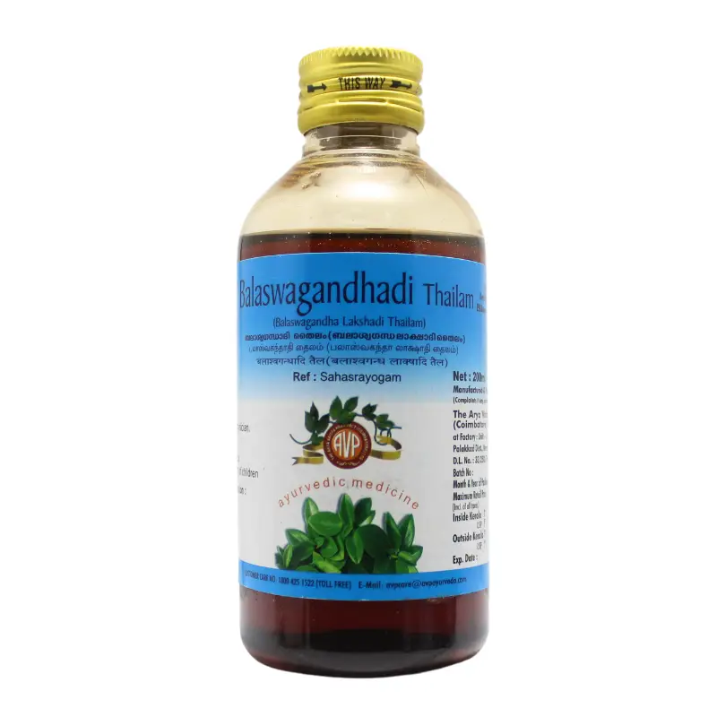 Balaswagandhadi Thailam (200ml) – Arya Vaidya Pharma