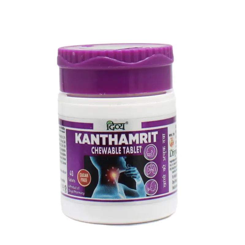 Kanthamrit Chewable Tablets Sf 40tabs – Patanjali Ayurveda