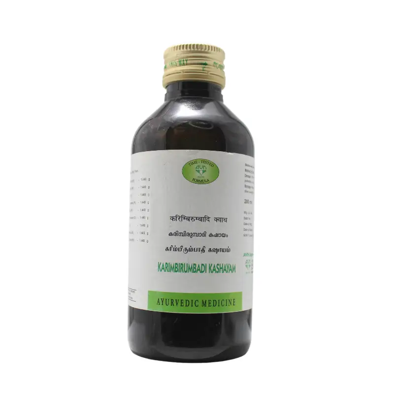 Karimbirumbadi Kashaya 200ml – AVN Ayurveda Formulations
