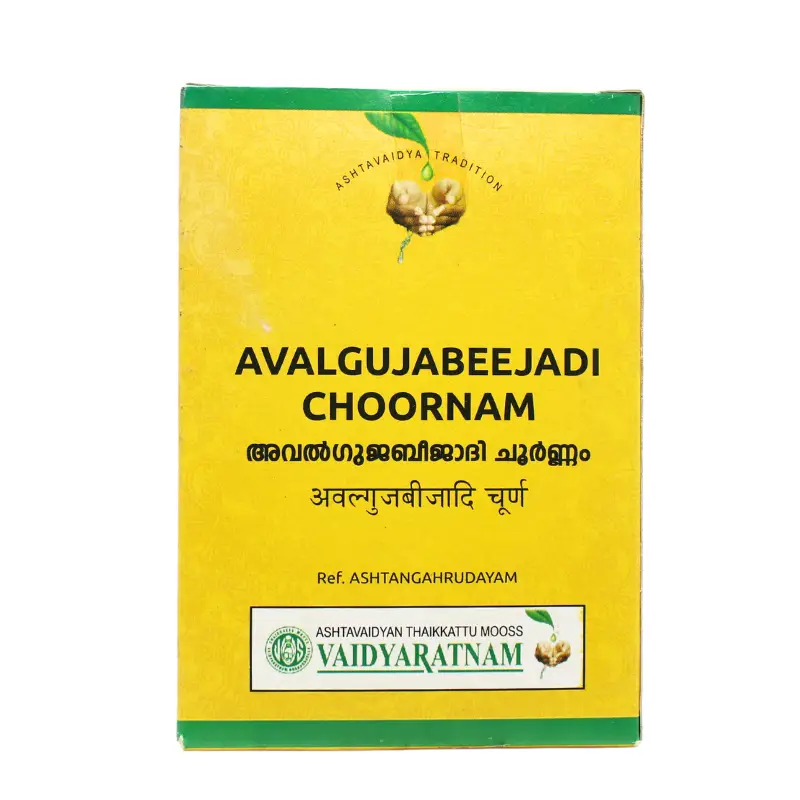Avalgujabeejadi Choornam 100gm – Vaidyaratnam Oushadhasala
