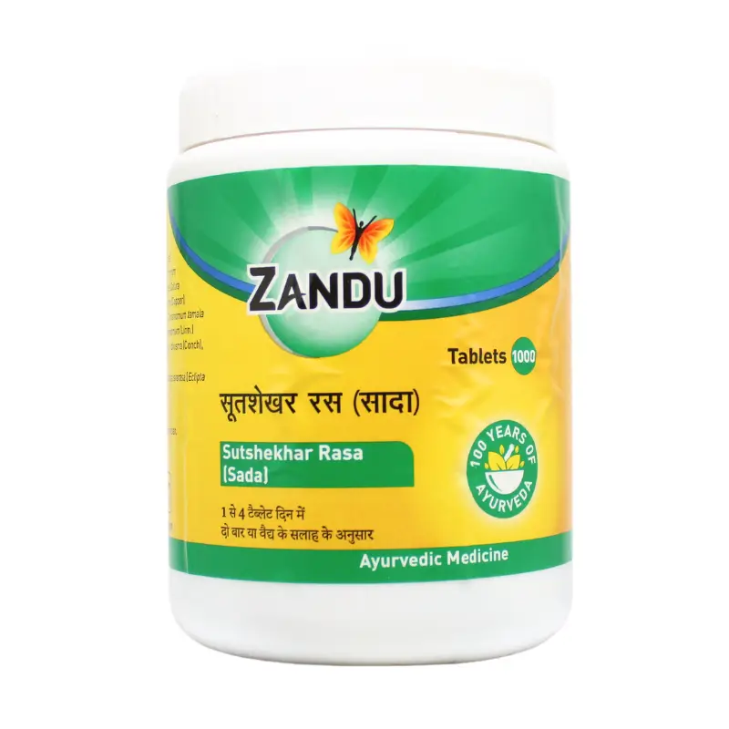 Sutshekhar Rasa (Sada) 1000tabs – Zandu Pharmaceutical