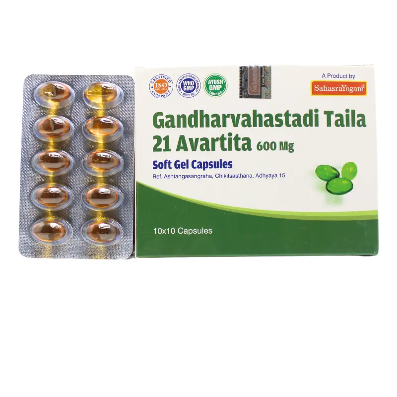 Gandharvahastadi Taila 21 Avarthi 10caps 600Mg – Sahasra Yogam
