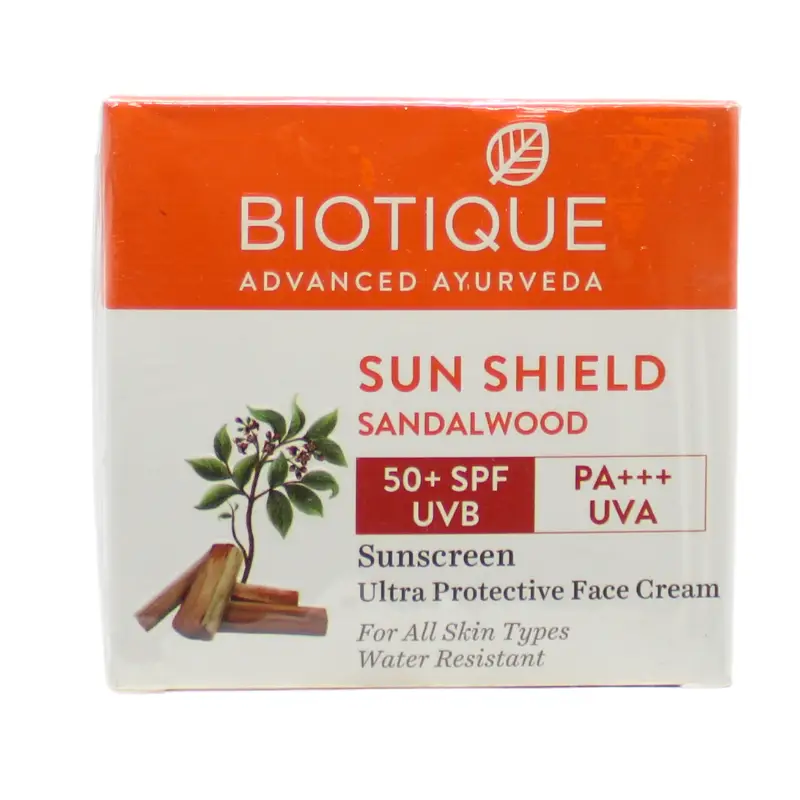 BIOTIQUE SANDALWOOD SPF 50+ FACE CREAM – BIOTIQUE