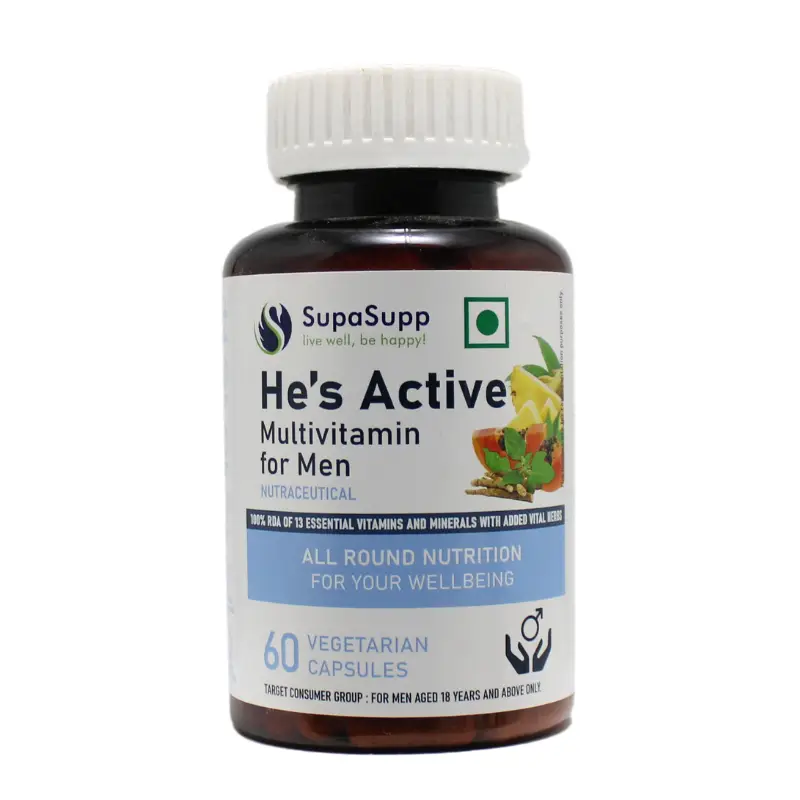 He’S Active Multivitamin Capsules 60caps – Sri Sri Tattva
