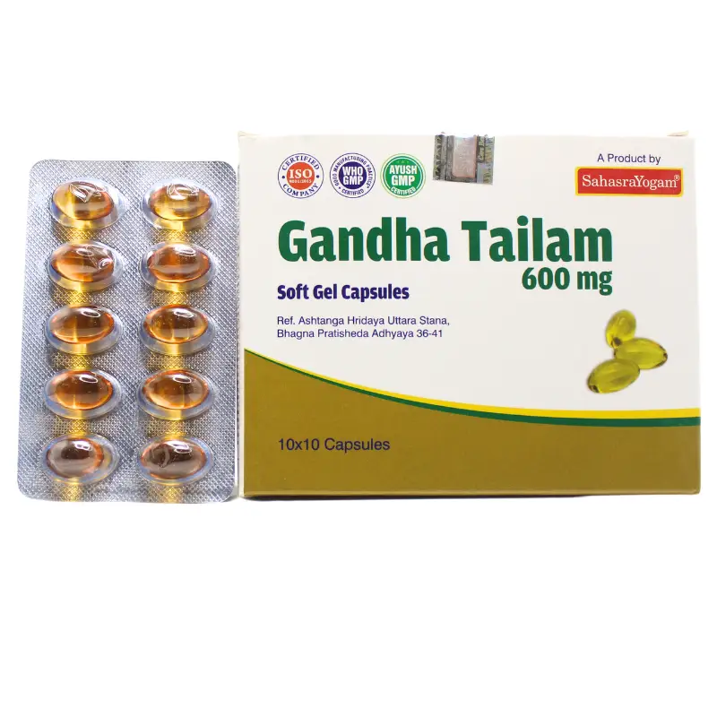 Gandha Tailam 600Mg 10caps – Sahasra Yogam